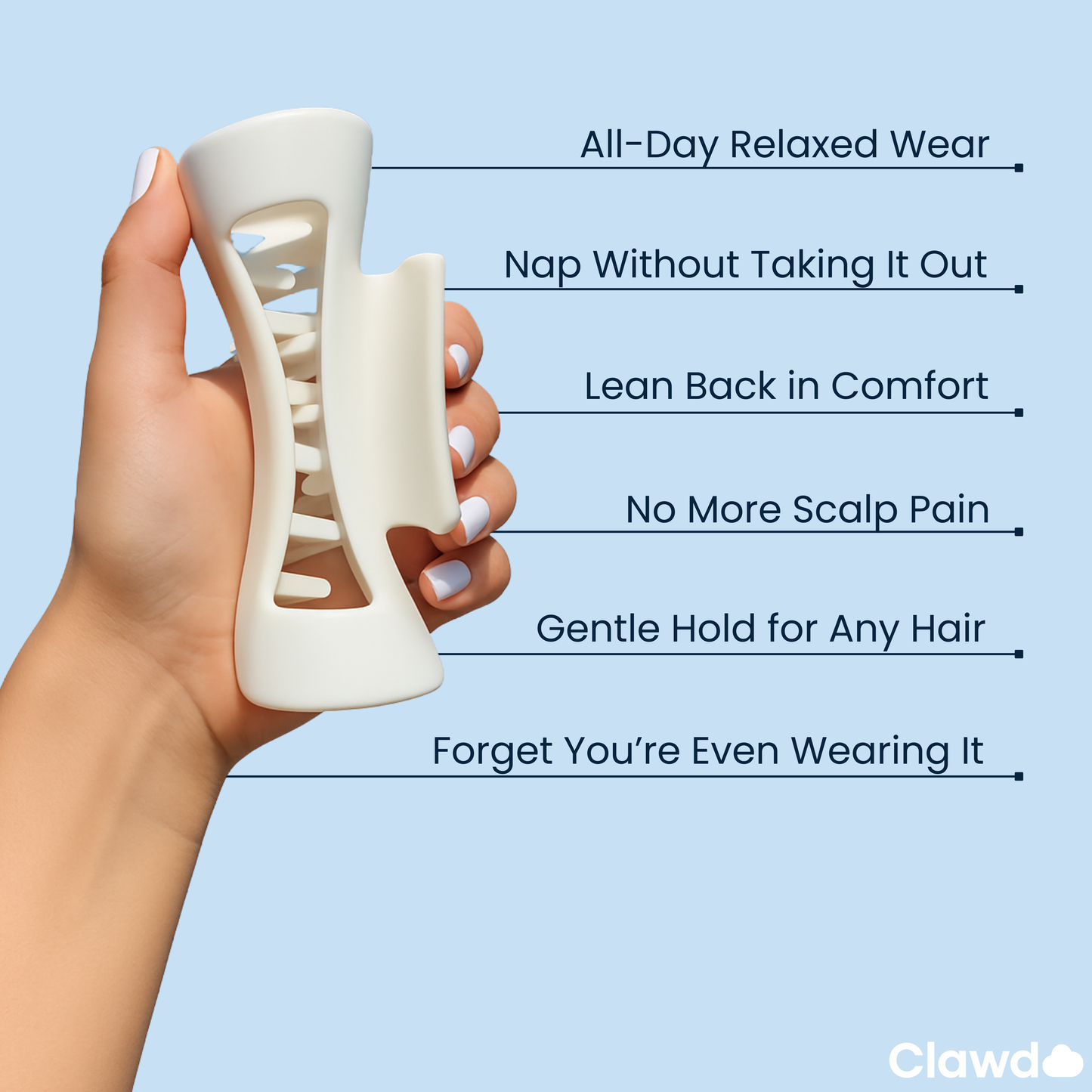 Clawd Soft Hair Clip