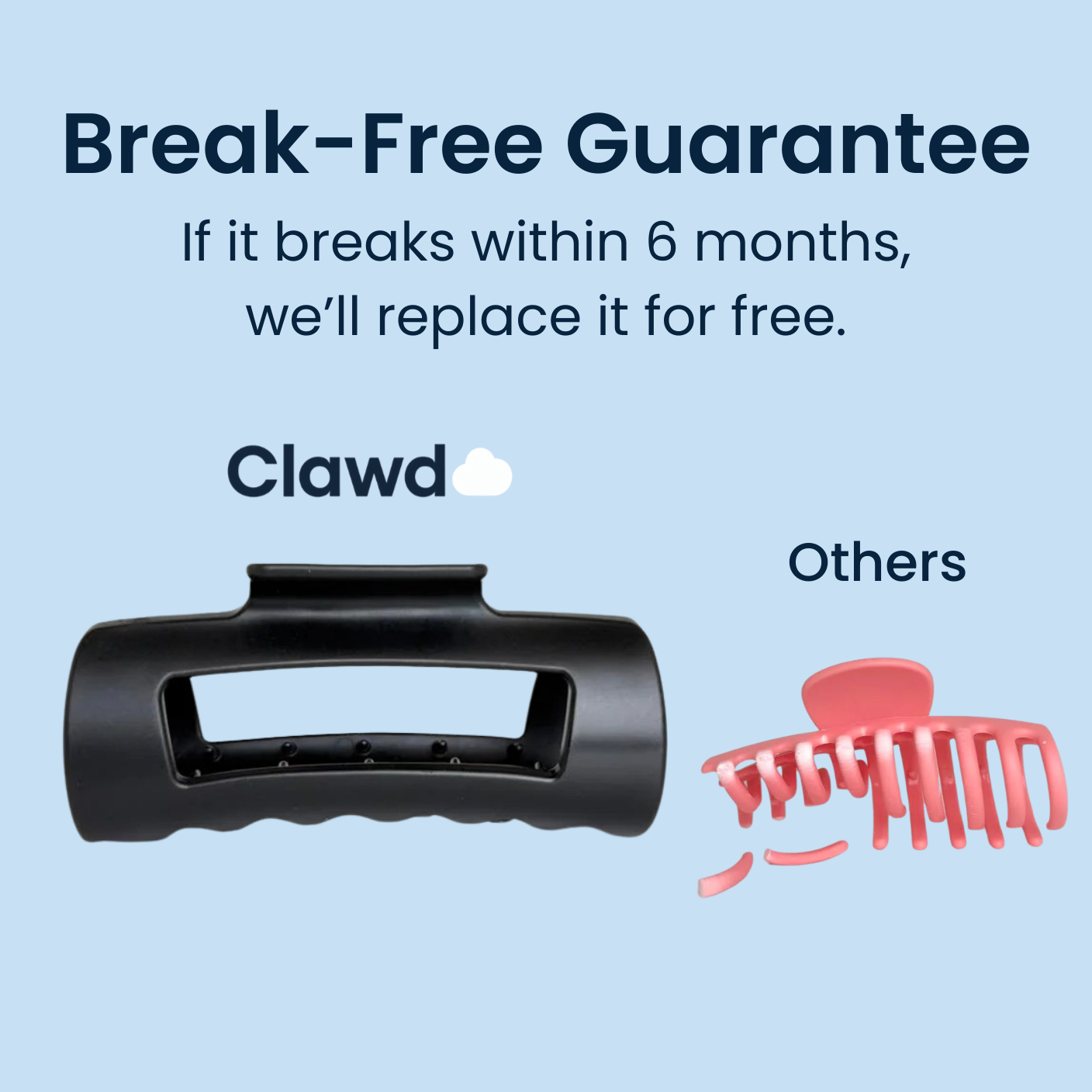 Clawd Soft Hair Clip